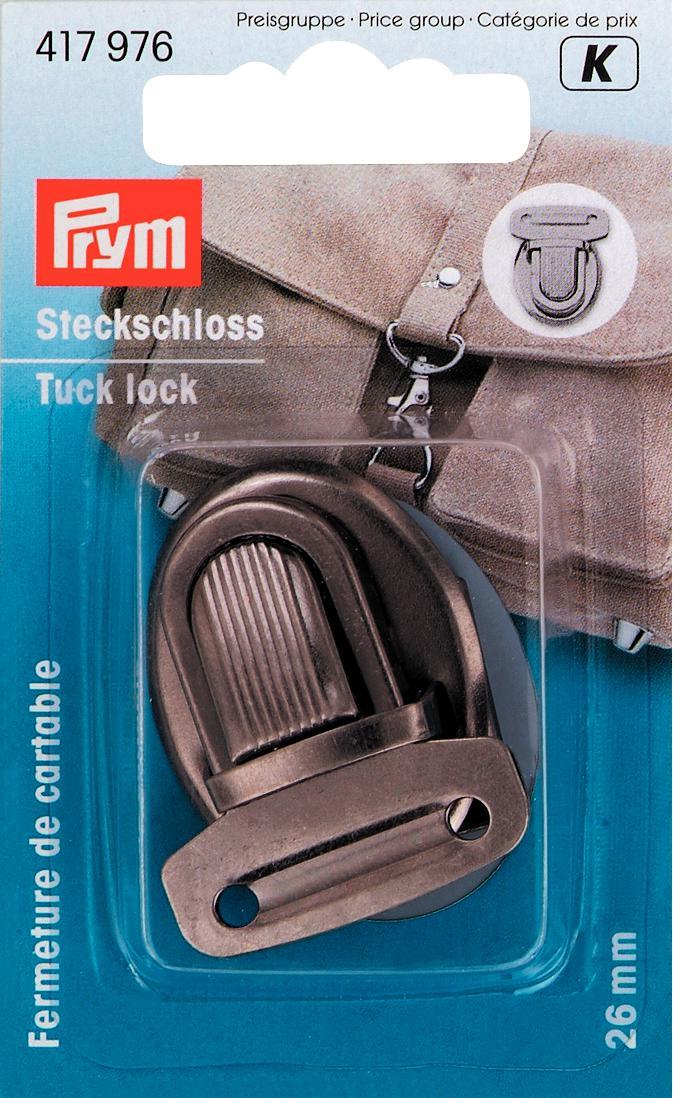 Prym 26mm antique silver tuck lock